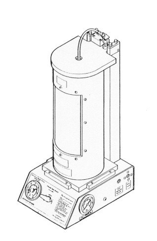 Equipamento de teste de vazamento de CO2 em garrafa PET